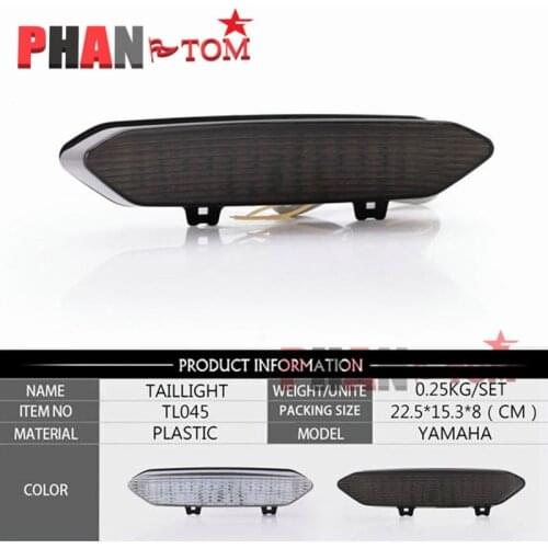 Motorcycle Rear taillight Tail Brake Turn Signals Integrated Led Light Lamp Smoke For YAMAHA YZF R1 YZFR1 2002 2003