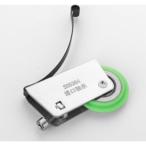 1PCS 304Stainless Steel Sliding Door Lower Rollers Mute Single Nylon Wheel Wardrobe Cabinet Door Pulley Door Pulley Accessories