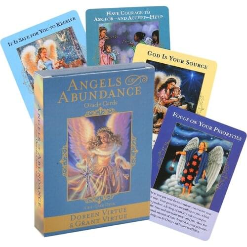 Angels of Abundance Tarot Board Game Toys Oracle Rider Waite Divination Prophet Prophecy Card Poker Gift Prediction Oracle