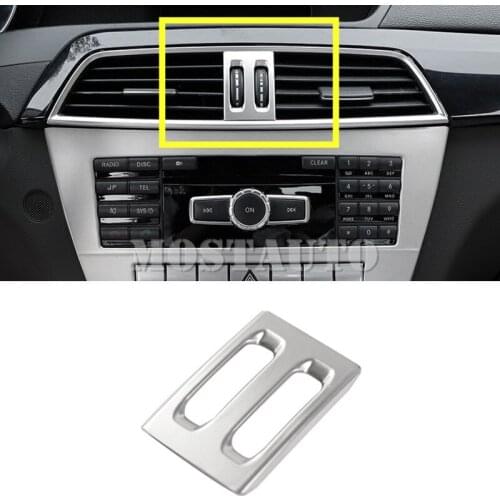 For Benz C Class W204 S204 Interior Console Air Vent Adjustment Knob Cover 2010-2013 1pcs Car Accessories Interior Car Decor