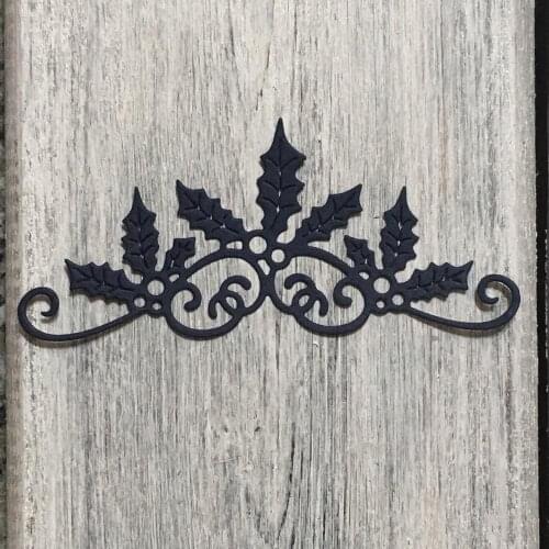ArtScrap Holly corner Cutting Dies Stencils For Scrapbooking Decorative Craft Embossing Die Cuts | Art: 297