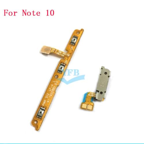 For Samsung Galaxy Note10 N970F Note 10 Note 10 Plus Power Volume Button Flex Cable Side Key Switch ON OFF Control Button Repa