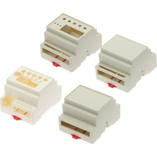 1pcs transducer module project box 88*72*59mm ABS plastic enclosure box diy for din rail equipment junction box