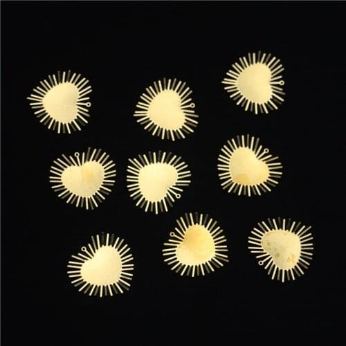 4.9*5.6mm brass straight hole similar to butterfly jewelry accessories for jewelry making necklace earrings pendants