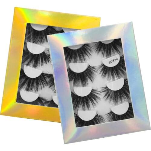 NEW100% Mink Eyelashes False Eyelashes Crisscross Natural Fake lashes Length 25mm Makeup 3D Mink Lashes Extension Eyelash Beauty