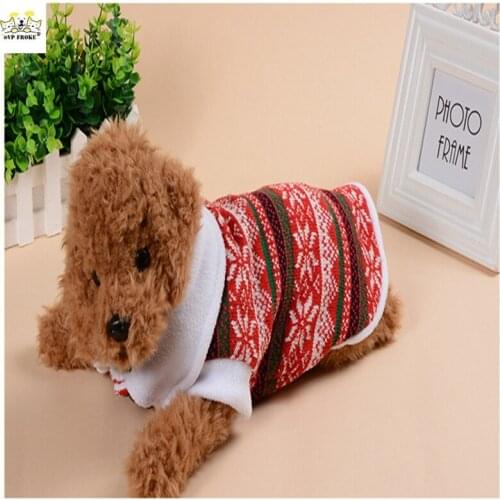 New Fashion Warm Cute Dog Christmas Autumn Winter Sweater Teddy Cat And Dog Pet Decorative Cotton Sweater