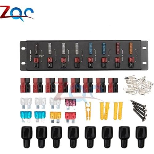 AP-8S 8 Port 40A Connector Power Splitter Distributor Source Strip 1 Input 7 Output