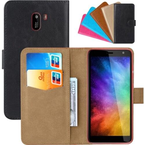 Luxury Wallet Case For Haier Alpha A4 Lite PU Leather Retro Flip Cover Magnetic Fashion Cases Strap