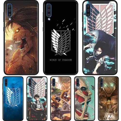 Anime Attack On Titan Girl1 Case For Samsung Galaxy A50 A70 A10 A20e A30 A40 A20s A10s A10e A80 A90 A60 A30s TPU Silicone Cover