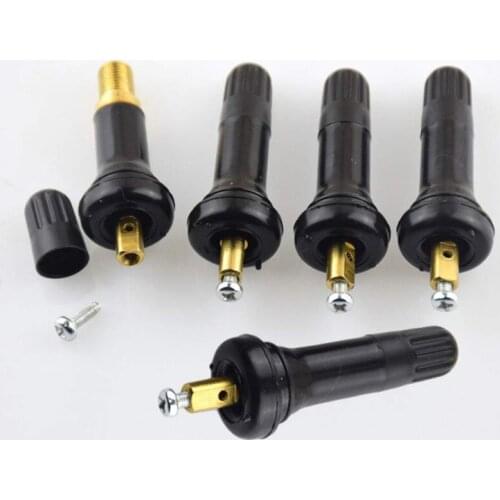 4Pcs/set Tire Pressure Sensing Valve TPMS Tire Pressure Monitoring System Snap In Valve Stems