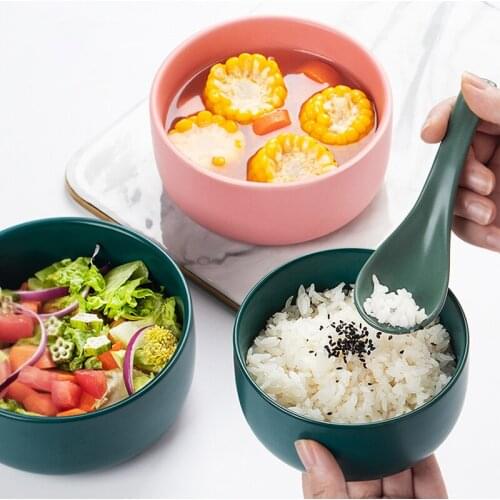 Nordic Tableware ceramic small bowl japanese ramen cereal soup microwave bowl set mixing rice salad fruit bowls korean kitchen