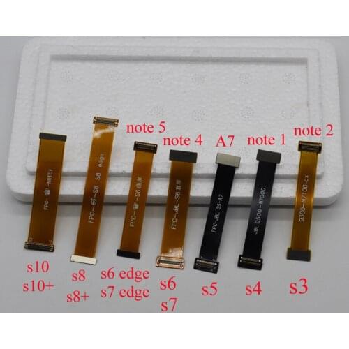 7pcs LCD Display Touch Screen Extension Tester Extend Test Flex Cable For Samsung s10 s9 s8 plus s6 s7 s6 edge s5 s4 s3 note 4 5