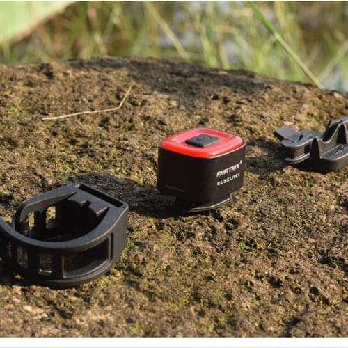 Bicycle ENFITNIX Cubelite2 Bike Flashlight Bike Rear Smart Taillight Brake Sensing Waterproof LED Light Saddle Seatpost Light