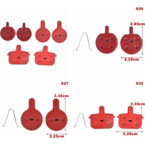 1set Various Styles Mountain Bike Cycling Copper Fiber Metal Disc Brake Pads Bike Accessories 2021 New