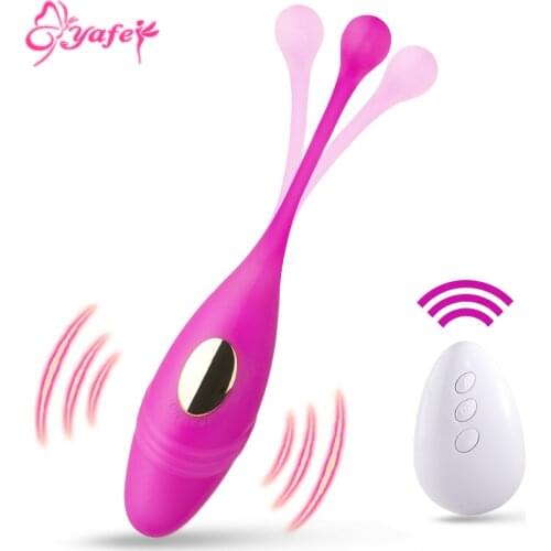 10 Speeds Vibrating Egg Silicone Jump Egg G-Spot Vibrator Wireless Remote Anal Clitoris Stimulation Sex Toys for Women Adult