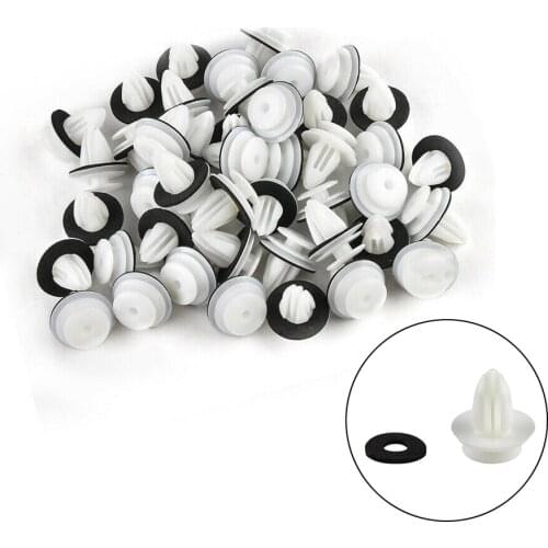 100Pcs Universal Car Interior Trim Door Panel Card Pillar Clips Auto Bumper Fastener Retainer Push Clips
