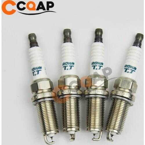 4pc IKH20TT 4704 Iridium TT Spark Plug Denso for Toyota Lexus Honda Volvo Subaru