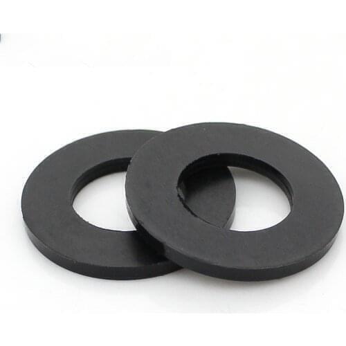 50PCS-M3*1.0*6/7/8 Black Plastic Gasket /Nylon Flat Pad / Insulated Plastic Gasket