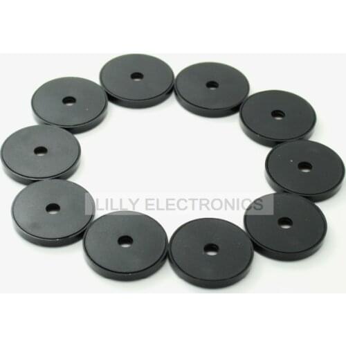 9pcs 125K RFID 30mm Coin Card Electronic Tag Anti-metal Black Color