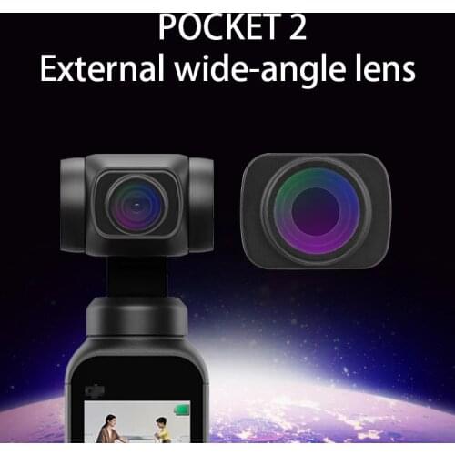 Camera Phone Accessories External Wide-Angle Lens for DJI Osmo Pocket 2
