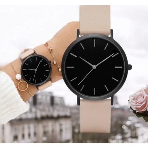 2019 Women Watches Ultra-thin Ladies Watch Leather Women Fashion Quartz Wristwatch Clock relogio feminino zegarek damski