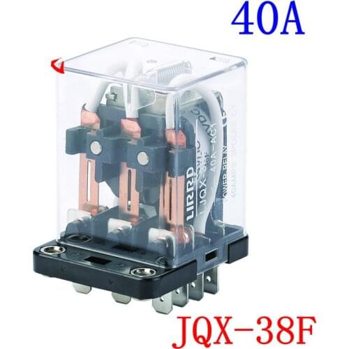 Jqx - 38f High-power Th Relay 24 V / 12 V / Will Electric Current Jqx Wj175 Hhc71b Three open three closed 40A
