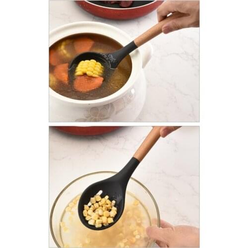 12 Pcs/set Kitchen Cookware Sets Non Stick Heat Resistant Silicone Shovels Food Tong Colander Egg Beater Washable Cooking Tools