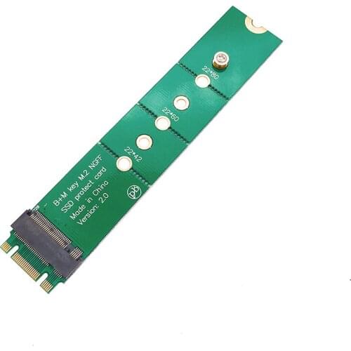 M.2 SSD Key B Interface Test Protection Card B+M Key NGFF Male To Female Slot Extension Board Transfer Expansion Adapter Card