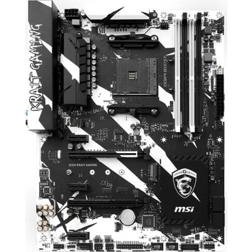 B350 KRAIT GAMING For MSI Socket AM4 AMD B350 B350M gaming pc motherboard ddr4 dual channel 64G USB3.0 Original Used Motherboard