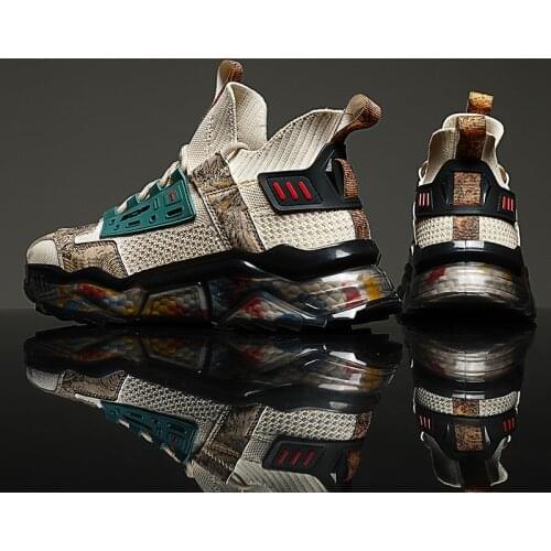 Trendy Classic Men Sneakers Breathable Mesh Running Shoes Men Graffiti Sports Shoes Outdoor Walking Jogging Shoes 46 Zapatillas