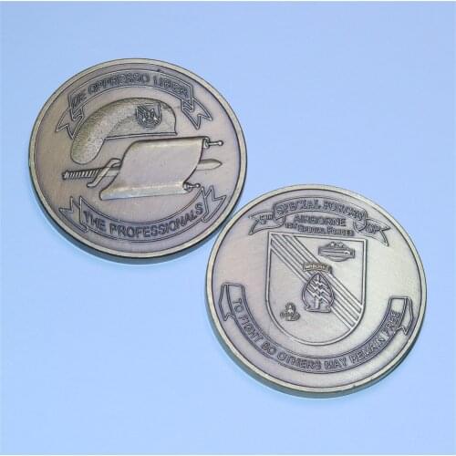 1st Special Forces Command Airborne Challenge Coin BN Army USASOC PSYOP