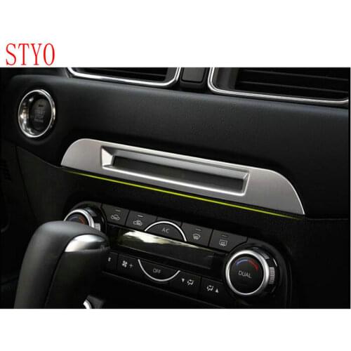 STYO Car ABS Center Console Upper Stripe Cover Trim For Mazdas CX-5 CX5 2nd Gen 2017 2018