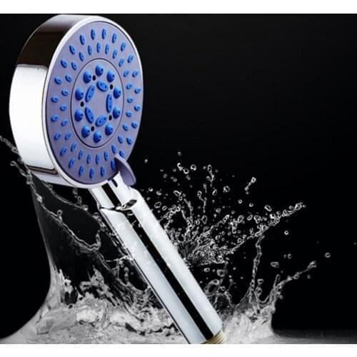 Bathroom Shower Head 5 Functions Adjustable Multi-Layer Electroplating High Quality Hand-Held Rain Lightweight Nozzle#hot
