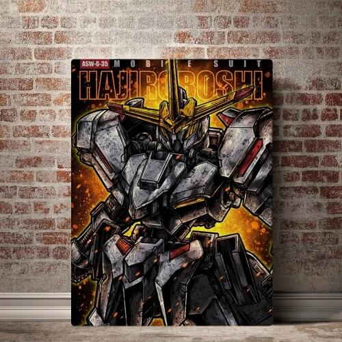 Wall Art Anime Gundam RX-78-2 Poster HD Prints Japan Cartoon Canvas Painting Home Decor For Chirdens Room Background Pictures