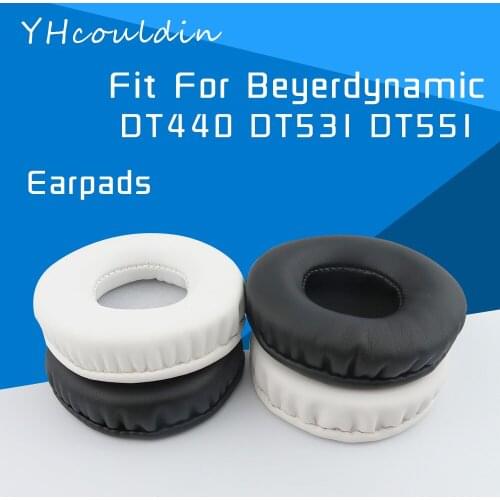 YHcouldin Earpads For Beyerdynamic DT440 DT531 DT551 Headphone Accessaries Replacement Leather