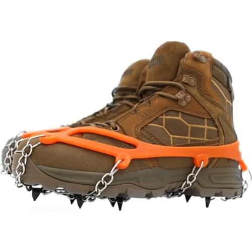 Ice Gripper Outdoor Hiking Snow Cleats Non Slip Crampons Spikes Manganese Steel Winter Climbing Shoe Cover