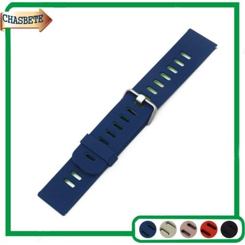 Silicone Rubber Watch Band for Luminox Watchband 22mm Men Women Quick Release Resin Strap Belt Wrist Loop Bracelet Black Blue