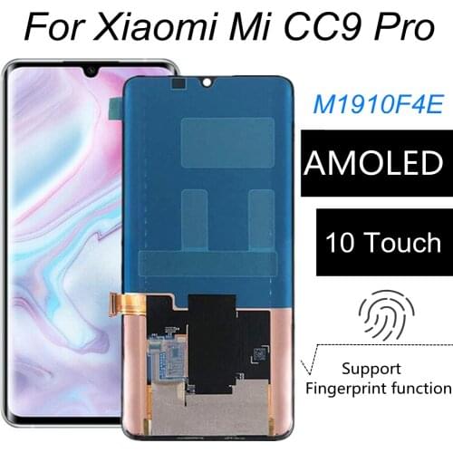 FOR XIAOMI MI Note 10 note10 pro LCD Display Touch Screen Assembly Replacement FOR Xiaomi Mi cc9 PRO CC9PRO M1910F4E LCD