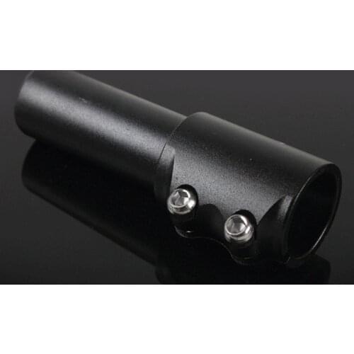 Bike Fork Stem Extender Bicycle Handlebar Riser Adaptor MTB Aluminium Alloy Head Up Adapter Flexible Easy Installation