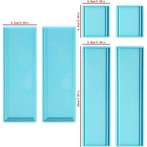 DIY Crafts Domino Storage Box Epoxy Resin Mold Container Casting Silicone Mould MXME