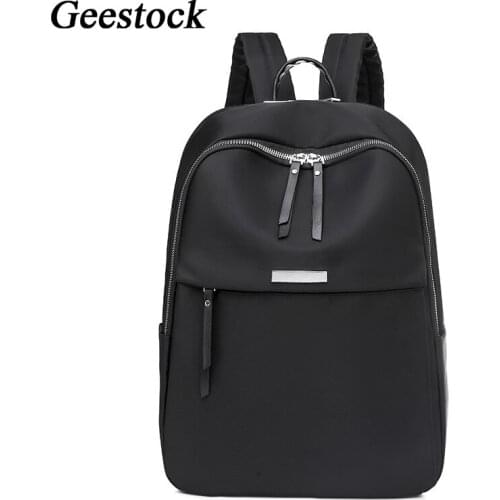 Geestock Womens Backpack Oxford Travel Waterproof back pack Large Capacity Fashion Girls Laptop Backpack School Bag Handbag