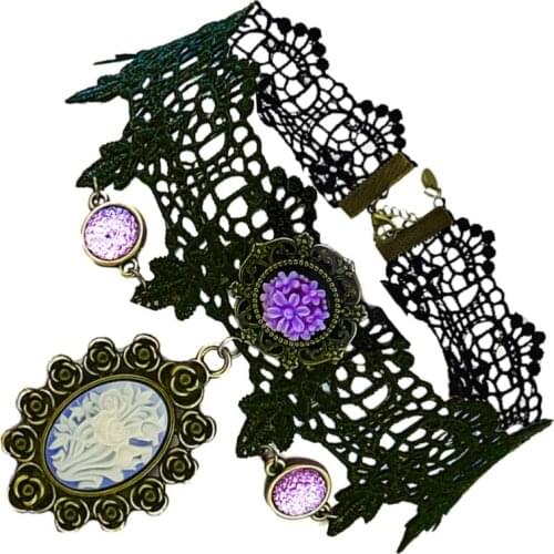 1Pc Fashionable Necklace Clavicle Chain Neck Jewelry (Black)