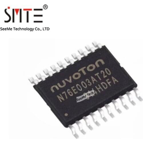 10pcs/lot N76E003AT20 IC MCU 8BIT 18KB FLASH 20TSSOP New and original