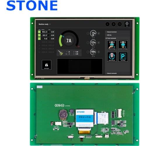 10.1 Inch Capacitive TFT LCD Panel With Controller Board + Program Support Any MCU/ PIC
