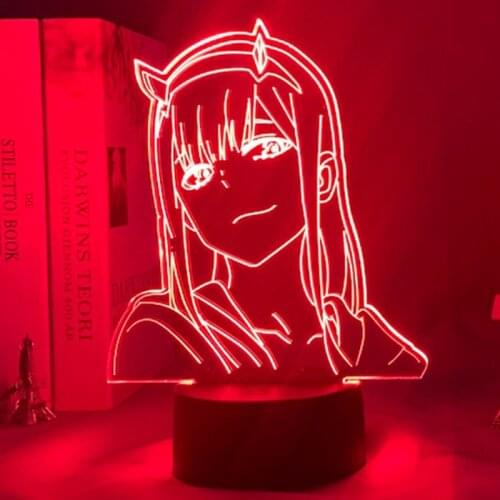 3D Anime Night Light Dear Franks 3D Atmosphere Light Colorful Acrylic LED Three-dimensional Table Lamp Creative Birthday Gift