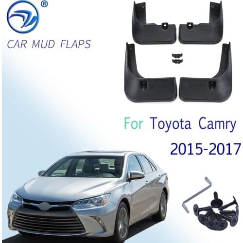 4Pcs Car Front Rear Mud Flap Mudguards for Toyota Camry 2015 2016 2017 Splash Guard Mud Flap
