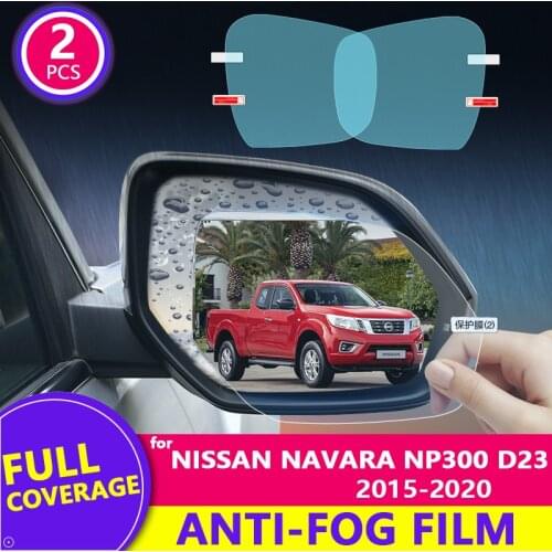 For Nissan Navara NP300 D23 2015-2020 2018 2019 Full Cover Rearview Mirror Film Anti-Fog Auto Mirror Sticker Car Accessories