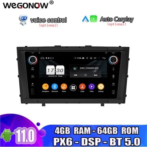 XP6 DSP HD Android 10 64GB ROM 8 core Car DVD Player Wifi RDS RADIO GPS navi map Bluetooth5.0 For Toyota Avensis T27 2009-2013
