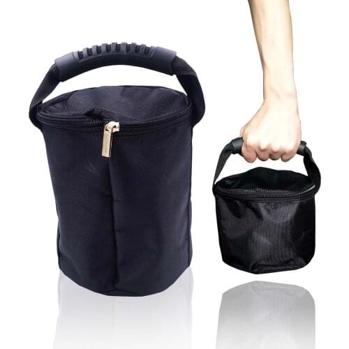 Fitness Adjustable Kettlebell Sandbag with Handle Portable Heavy Weightlifting Dumbbell for Gym Home Training Yoga Workout Bag