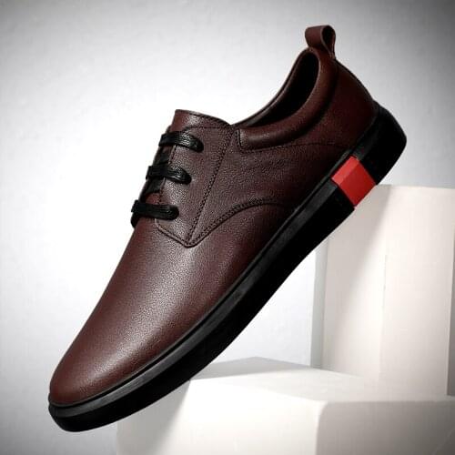 Brand Men Leather Shoes Light Flat Men Casual Shoes Comfortable Men Loafers Shoes Zapatillas Hombre Outdoor Men Dress Shoes